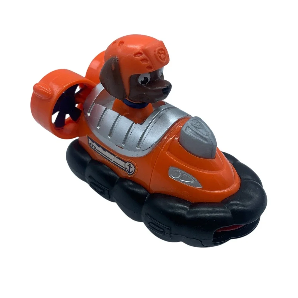 Paw Patrol Zuma Hovercraft Orange Rescue Vehicle Toy with Zuma Figure 3.75